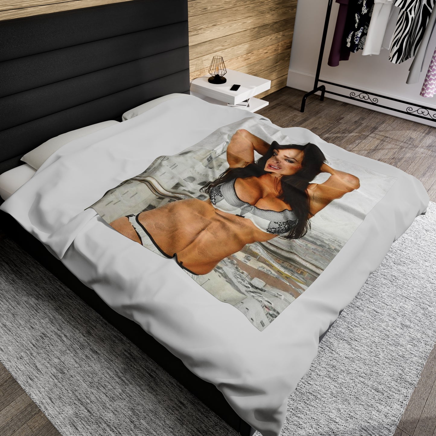 Velveteen Plush Blanket Lisa Ann Lingerie