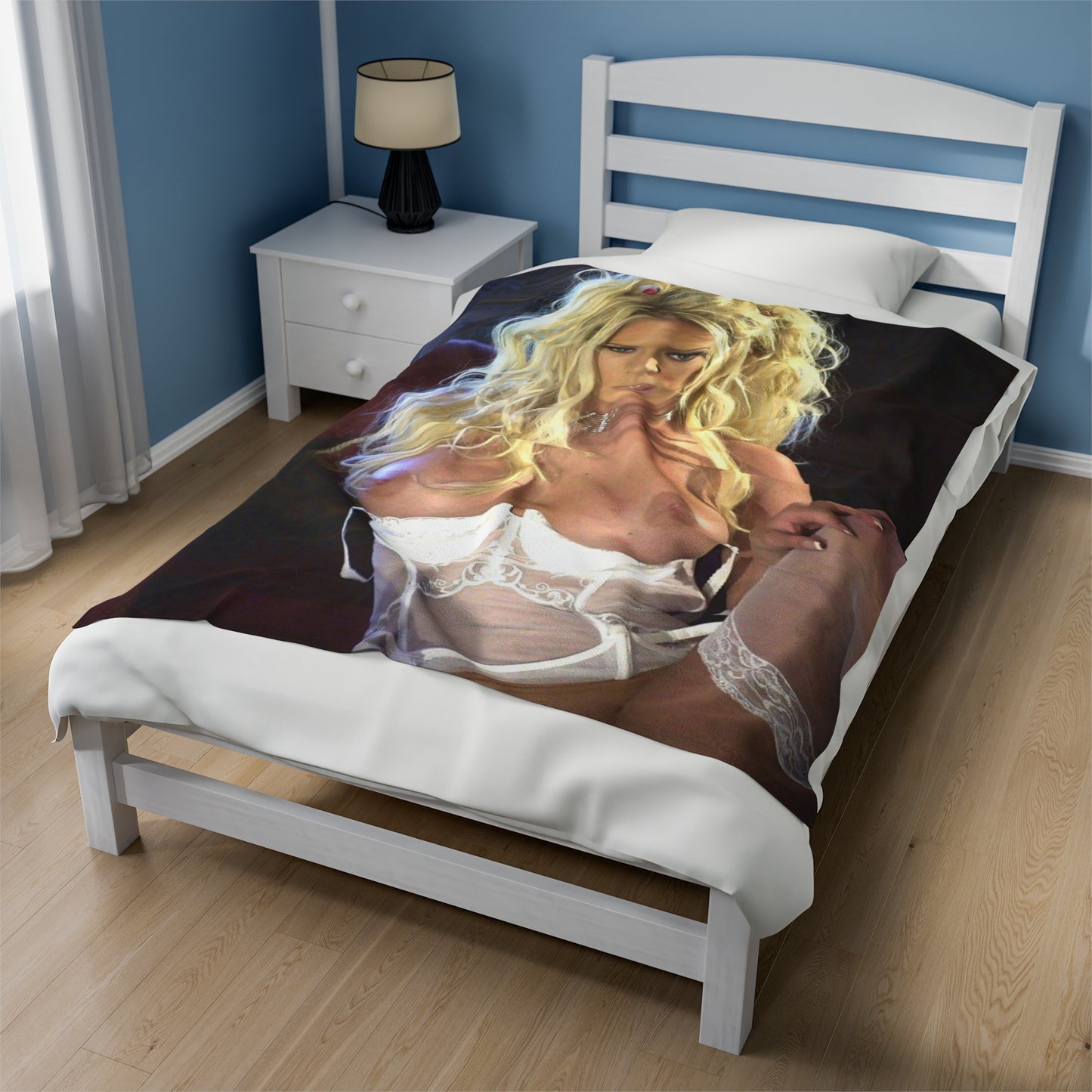 Velveteen Plush Blanket Pornstar Jenna Jameson Nude