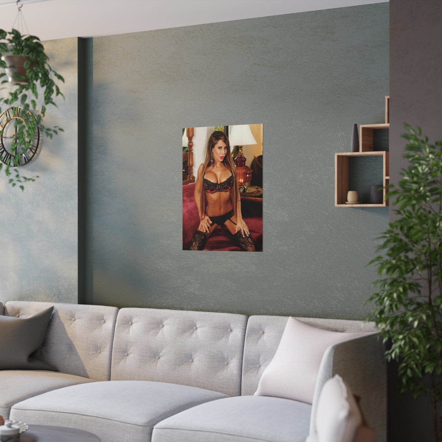 Satin Posters (210gsm) Madison Ivy Sexy Lingerie