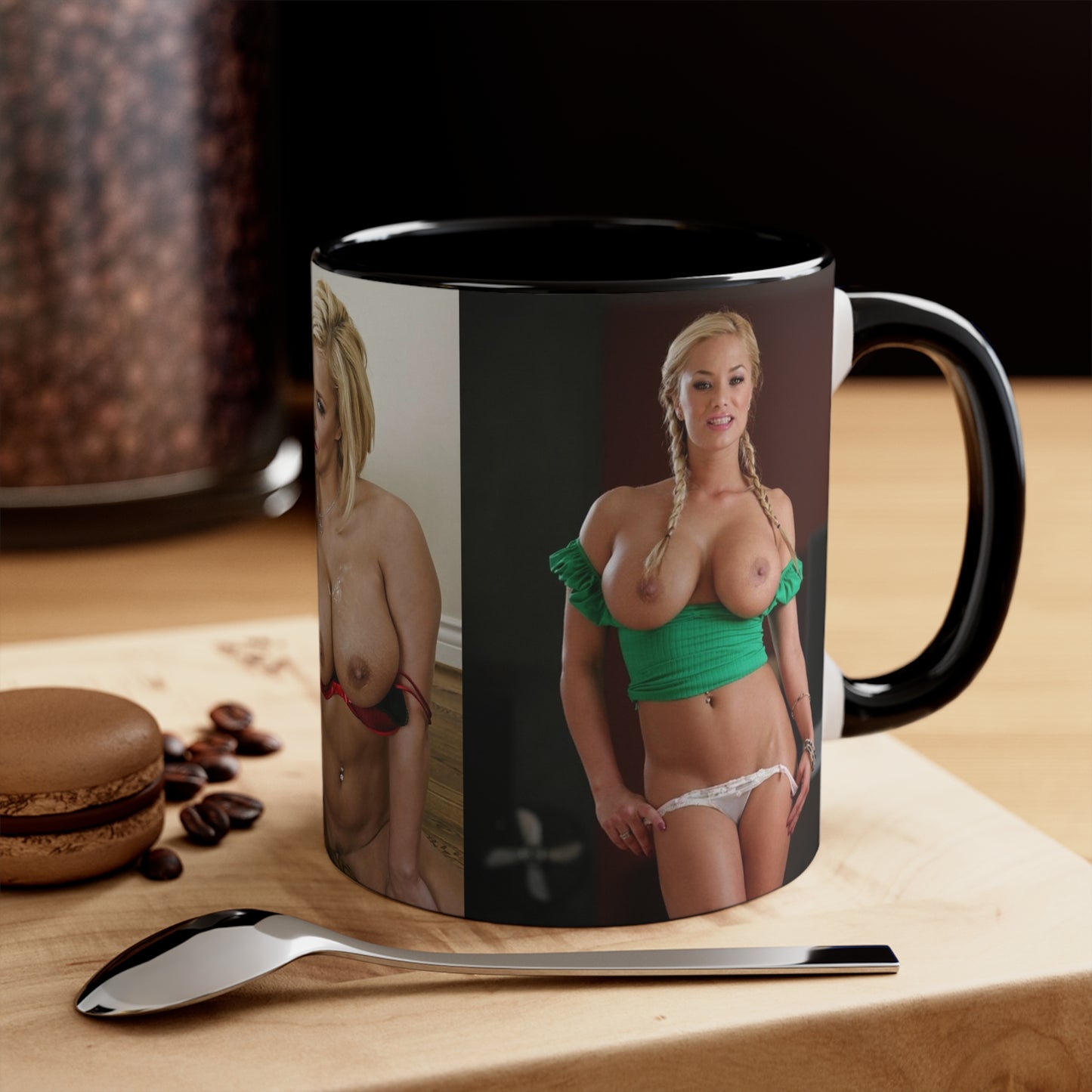 Accent Coffee Mug, 11oz Adult Star Shyla Stylez Nude