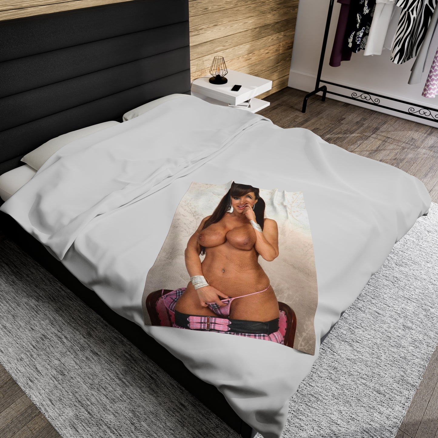 Velveteen Plush Blanket Lisa Ann