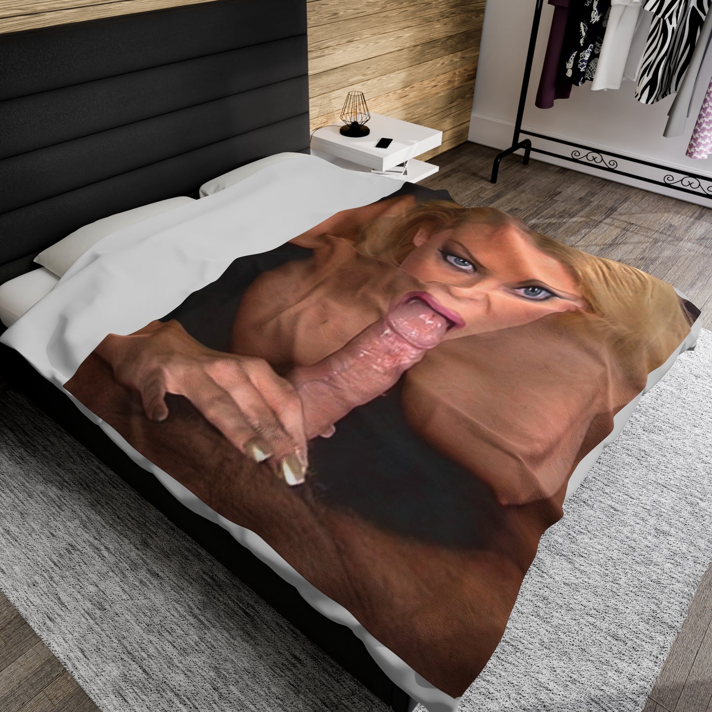 Velveteen Plush Blanket Jenna Jameson