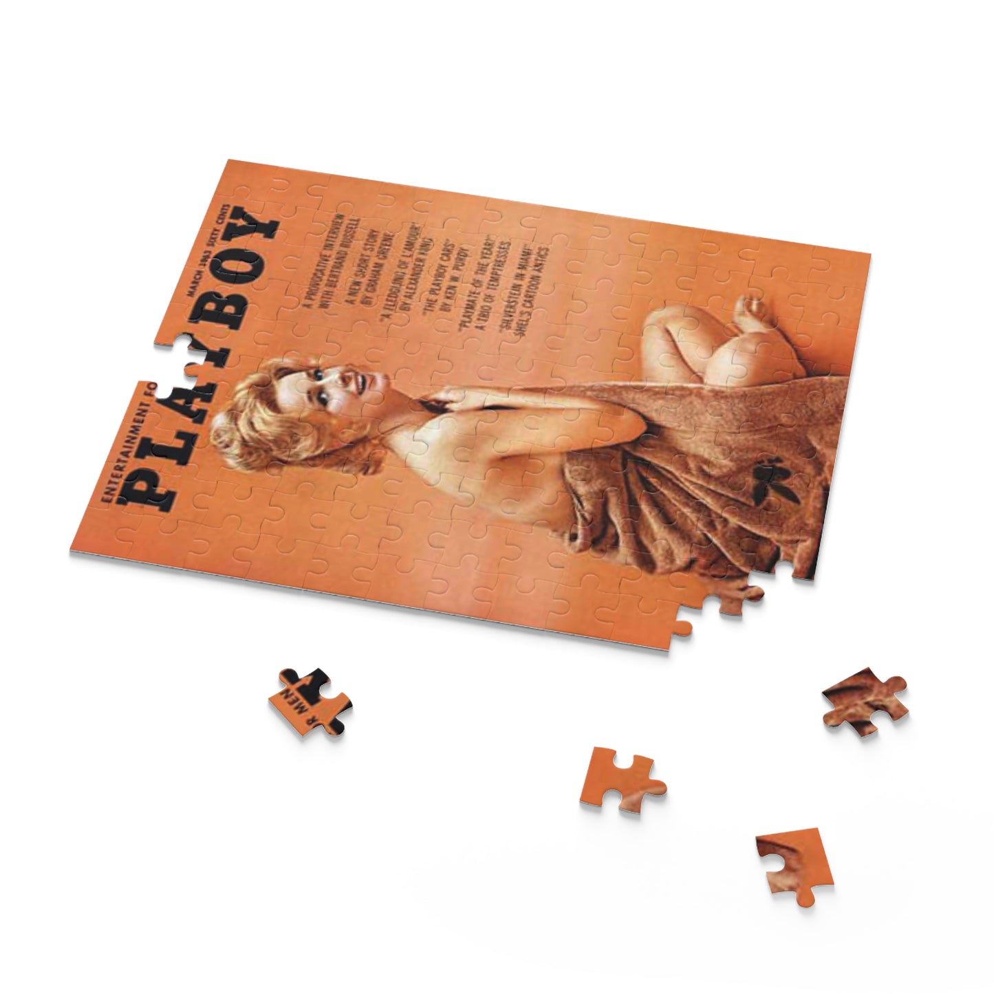 Puzzle (120, 252, 500-Piece) Playboy Cover March 1963