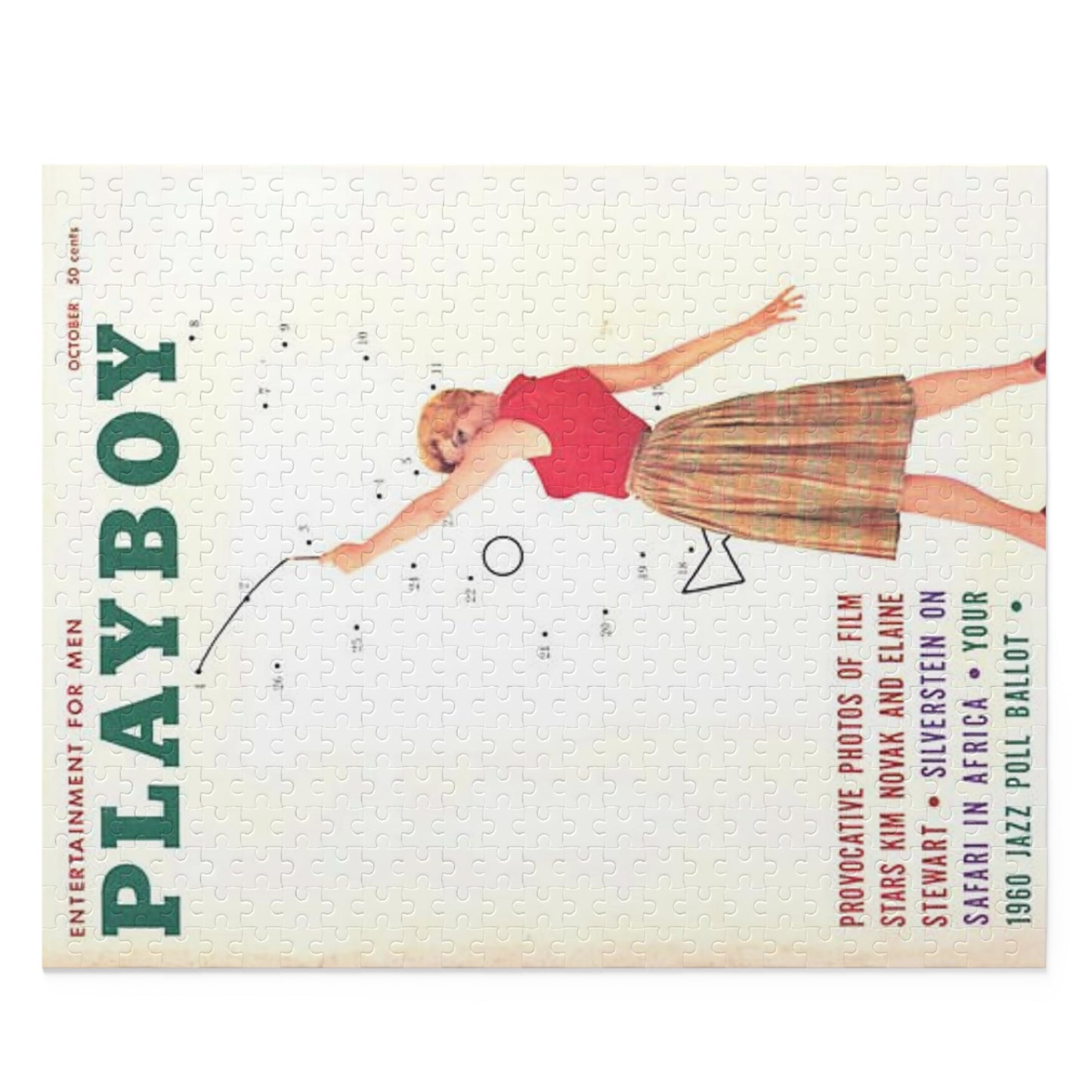 Puzzle (120, 252, 500-Piece) Playboy Cover October 1959