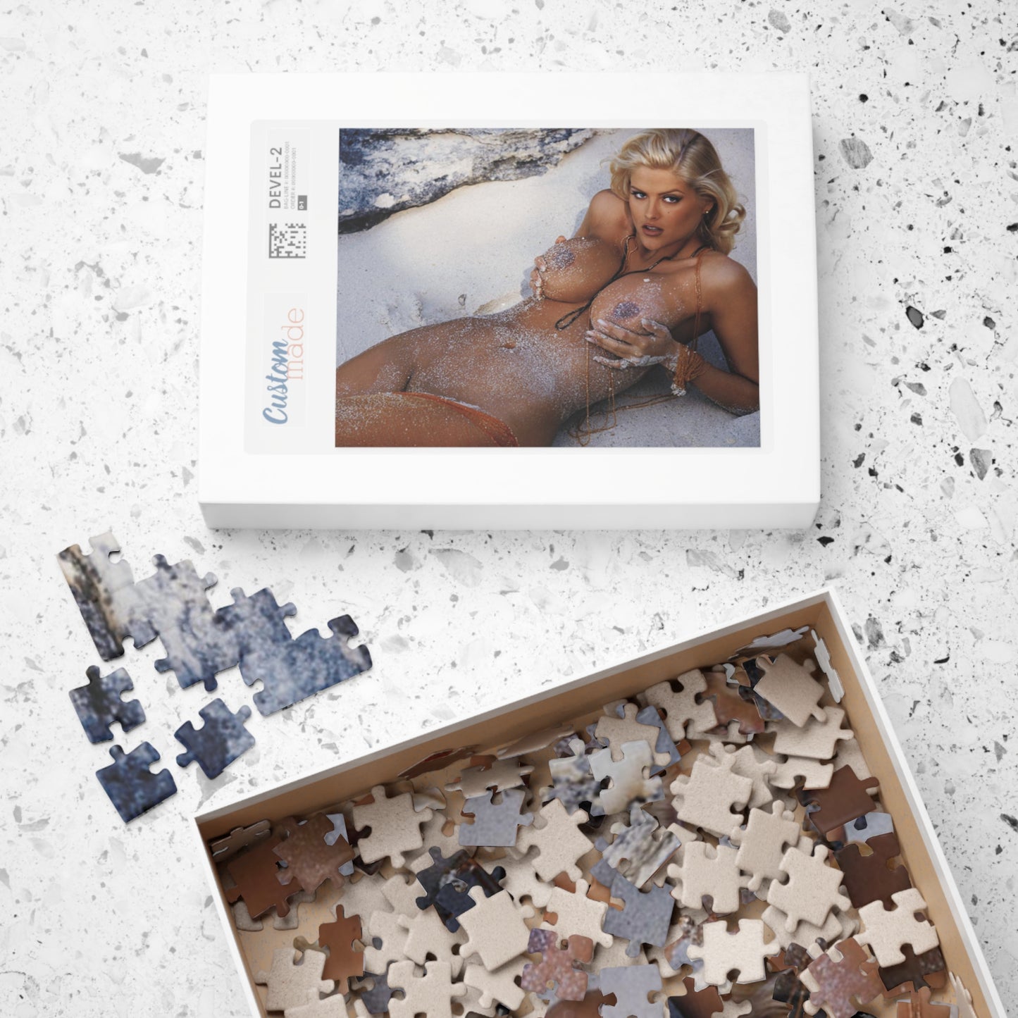 Puzzle (110, 252, 500, 1014-piece) Playboy Anna Nicole Smith Nude #6