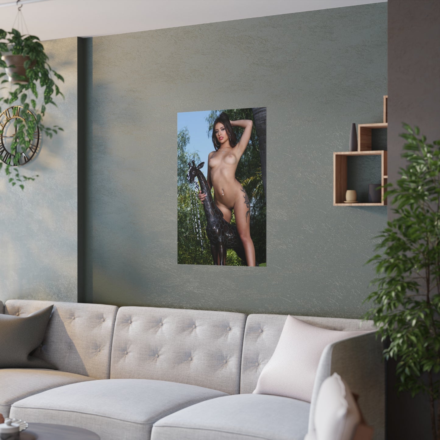 Satin Posters (210gsm) Porn Star Jynx Maze Nude