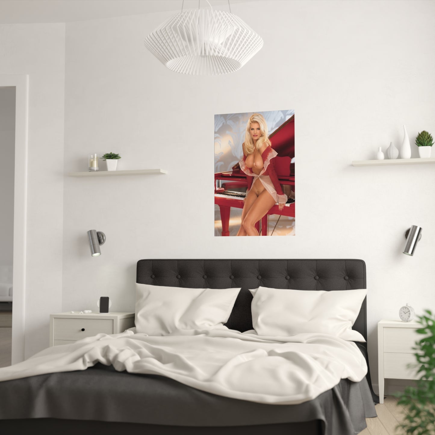 Satin Posters (210gsm) Playboy Playmate December 1996 Victoria Silvstedt