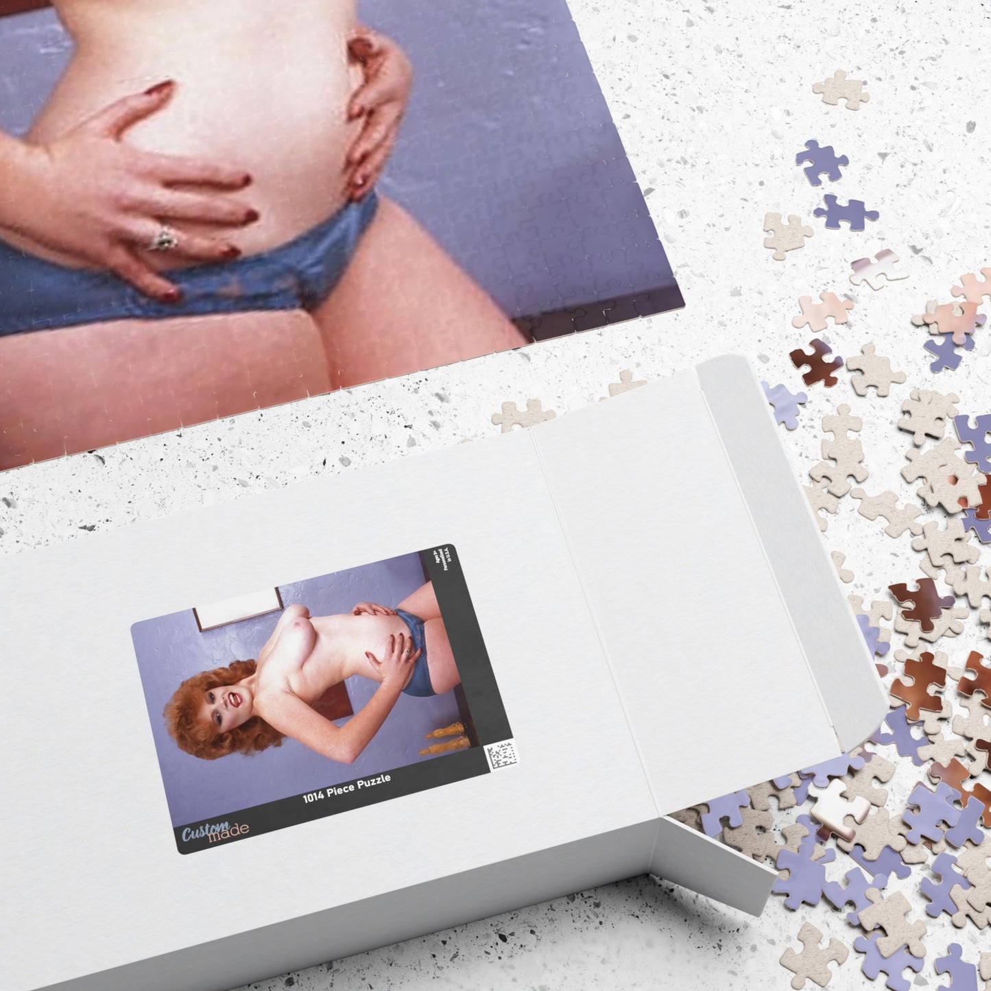 Puzzle (110, 252, 520, 1014-piece) Retro Pornstar Lisa De Leeuw Nude