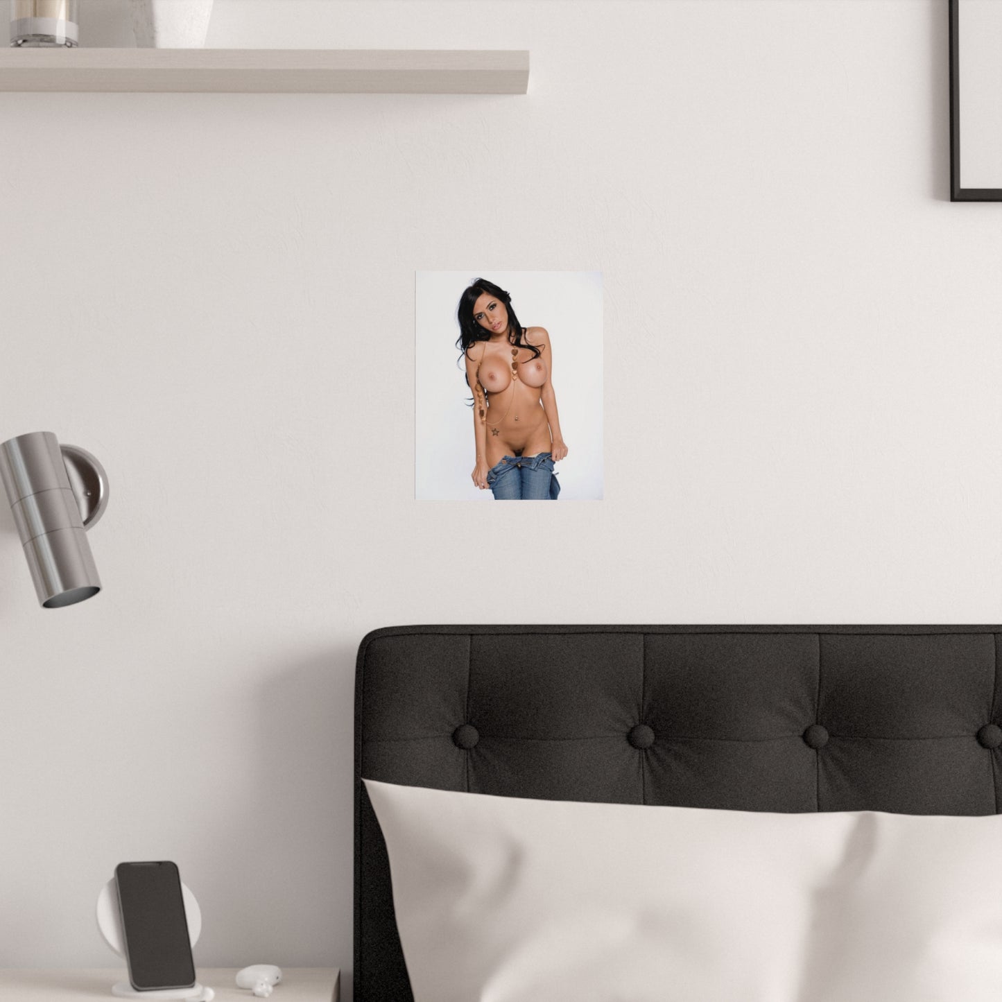 Satin Posters (210gsm) Porn Star Lela Star Nude