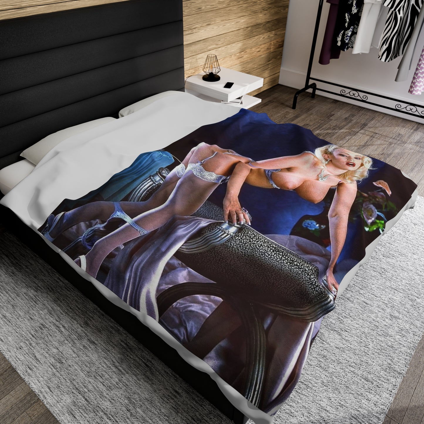 Velveteen Plush Blanket Pornstar Jenna Jameson Nude