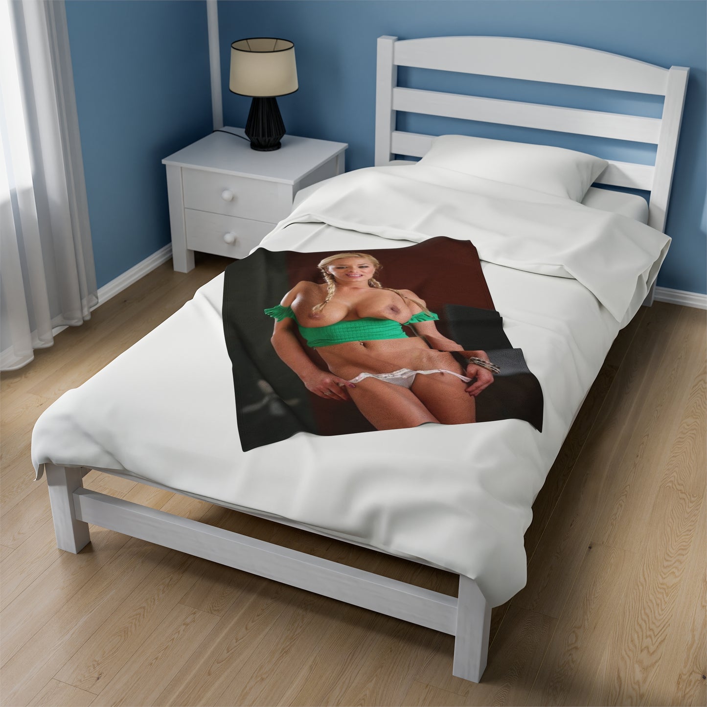 Velveteen Plush Blanket Adult Star Shyla Stylez Nude