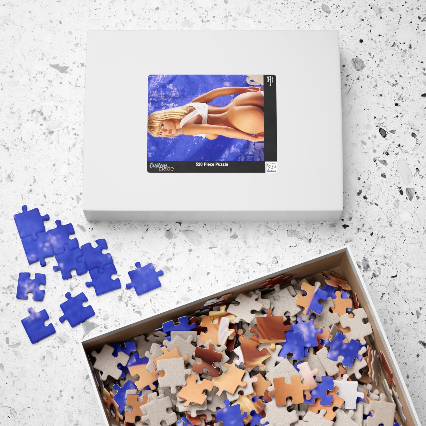 Puzzle (110, 252, 520, 1014-piece) Retro Porn Star Anita Blond