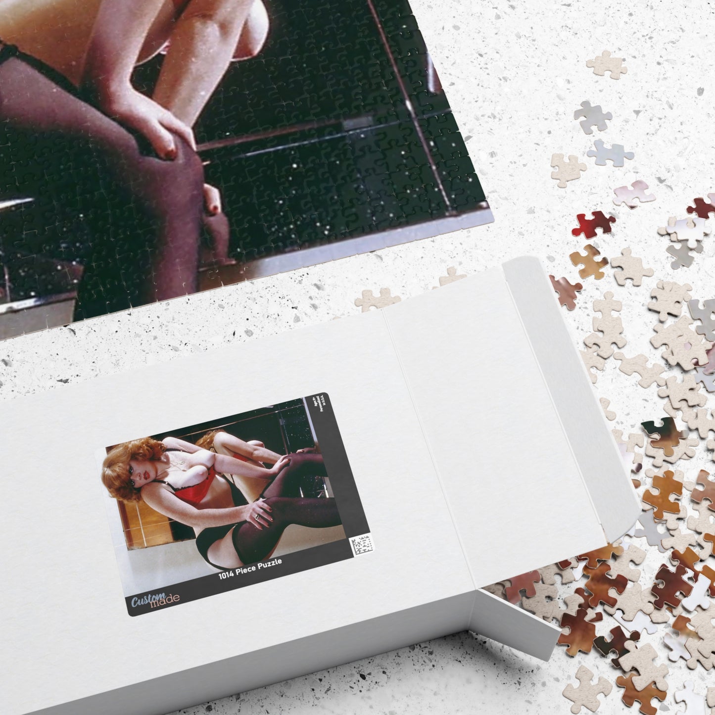 Puzzle (110, 252, 520, 1014-piece) Retro Pornstar Lisa De Leeuw Nude