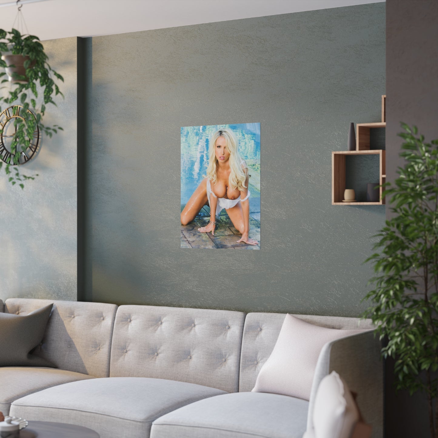 Satin Posters (210gsm) Penthouse Pet April 2010 Nikki Benz