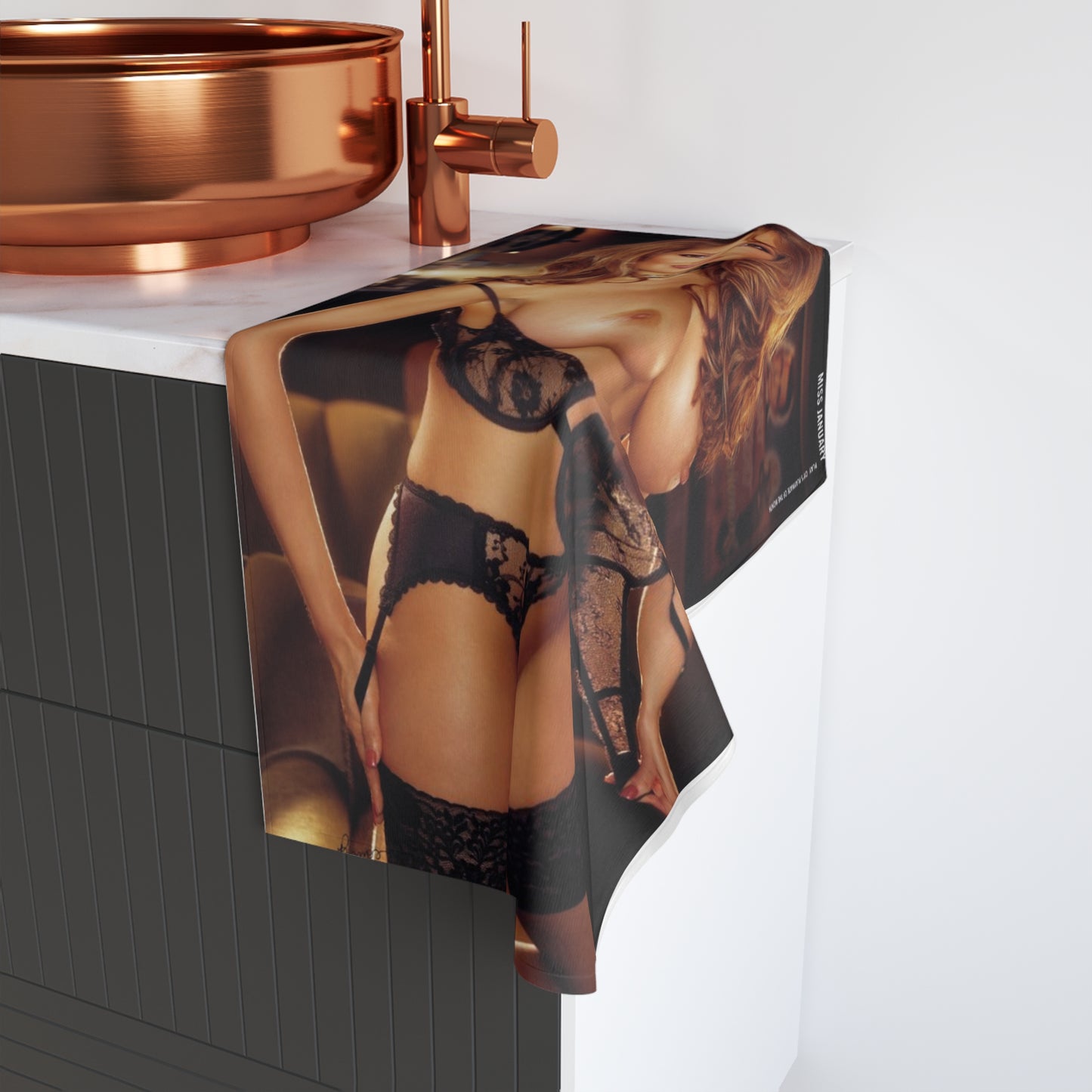 Hand Towel Playboy Playmate January 2003 Rebecca Anne Ramos