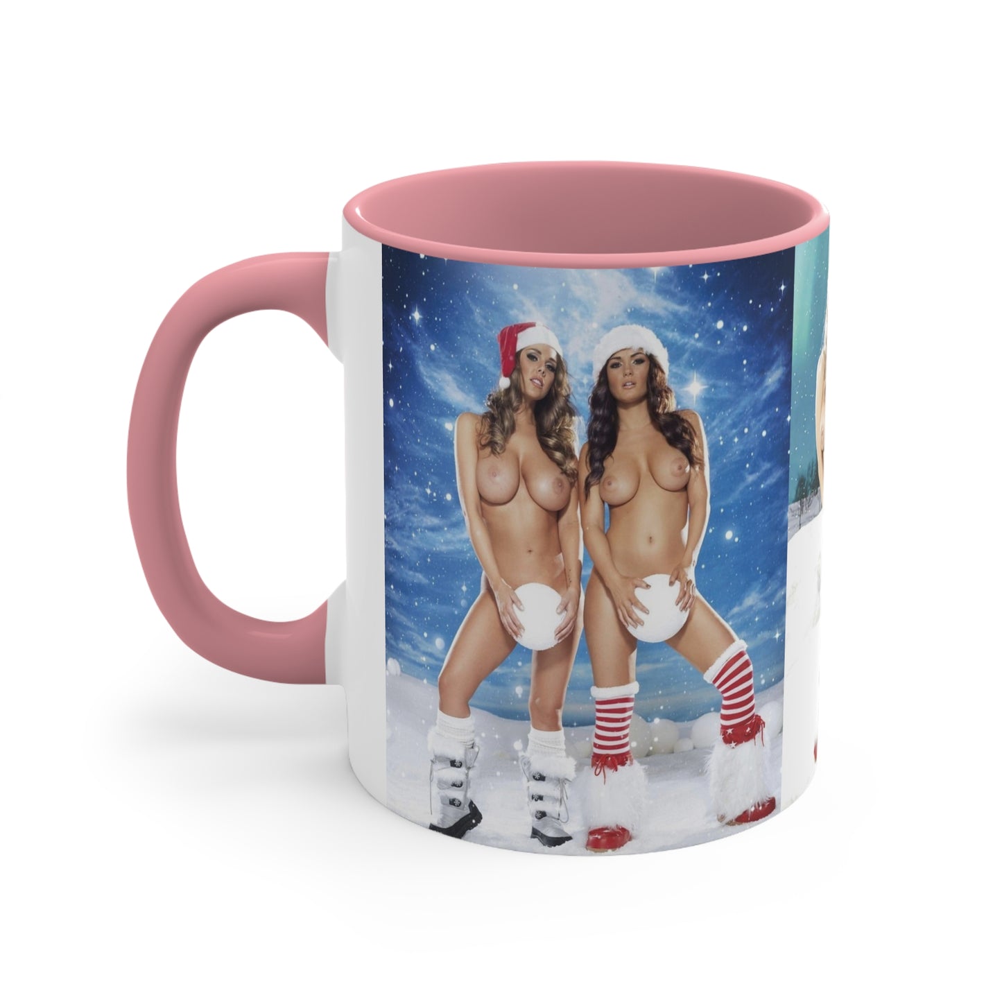 Accent Coffee Mug, 11oz Nude Christmas Pornstars