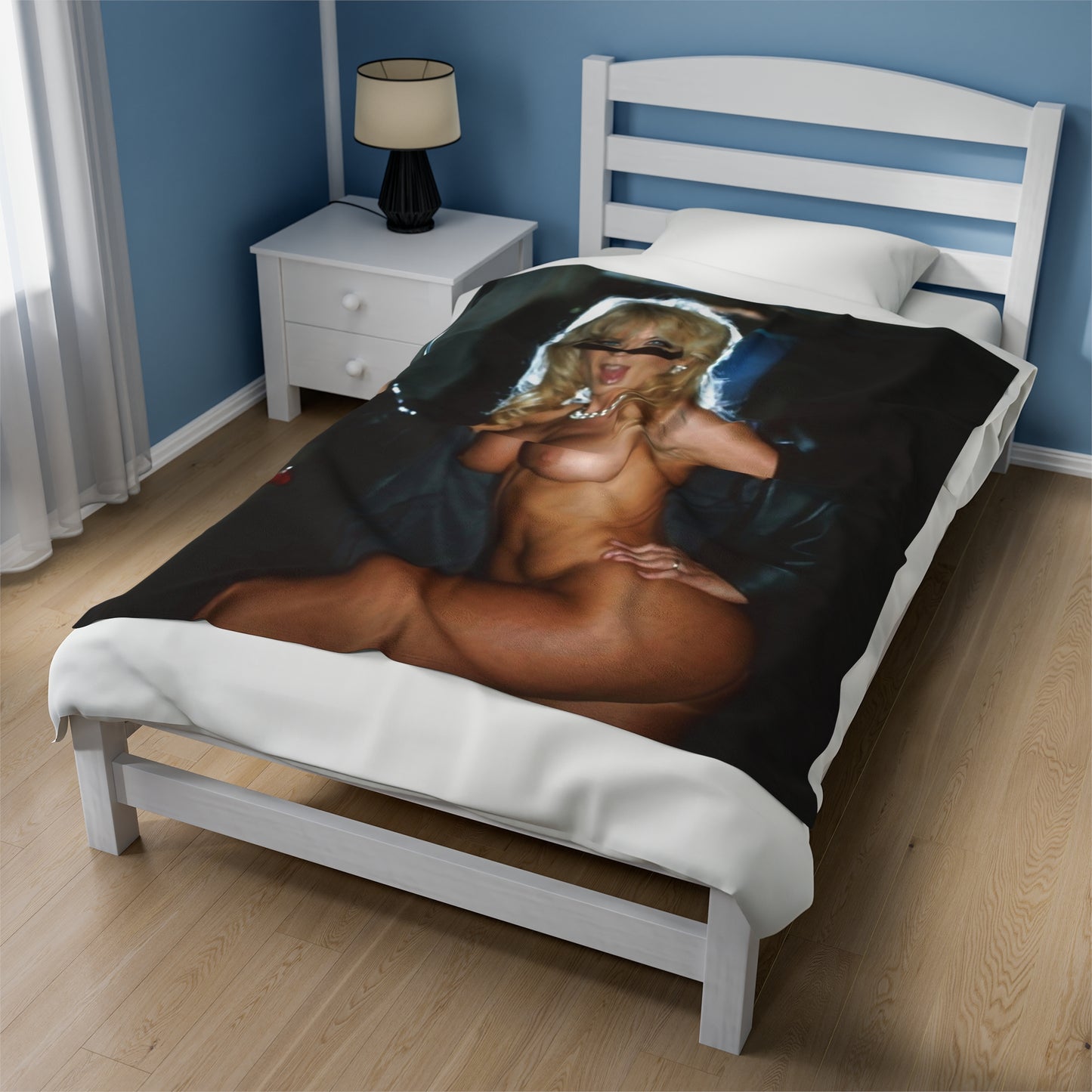 Velveteen Plush Blanket Porn Star Nina Hartley Nude