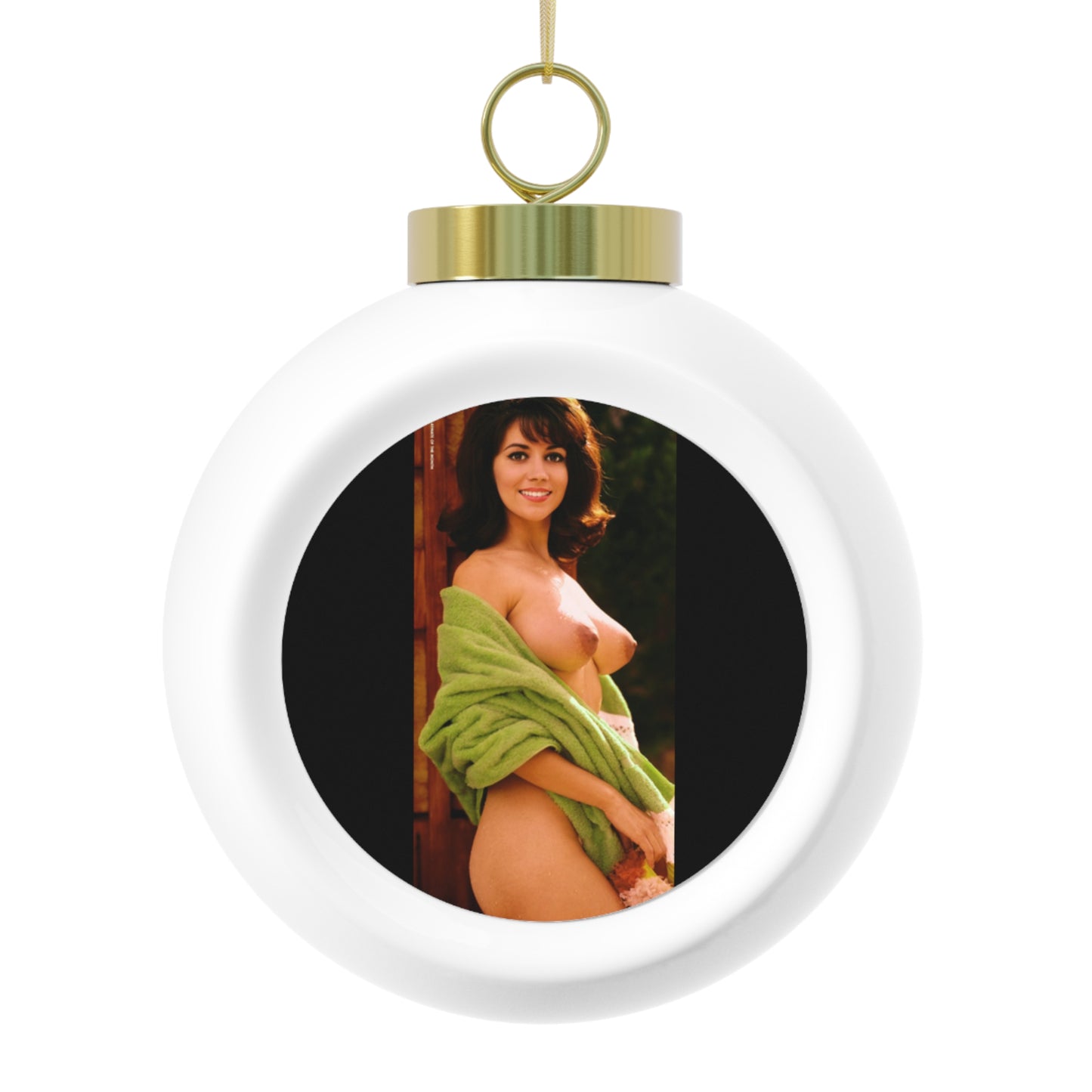 Christmas Ball Ornament Playboy Playmate May 1965 Maria McBane