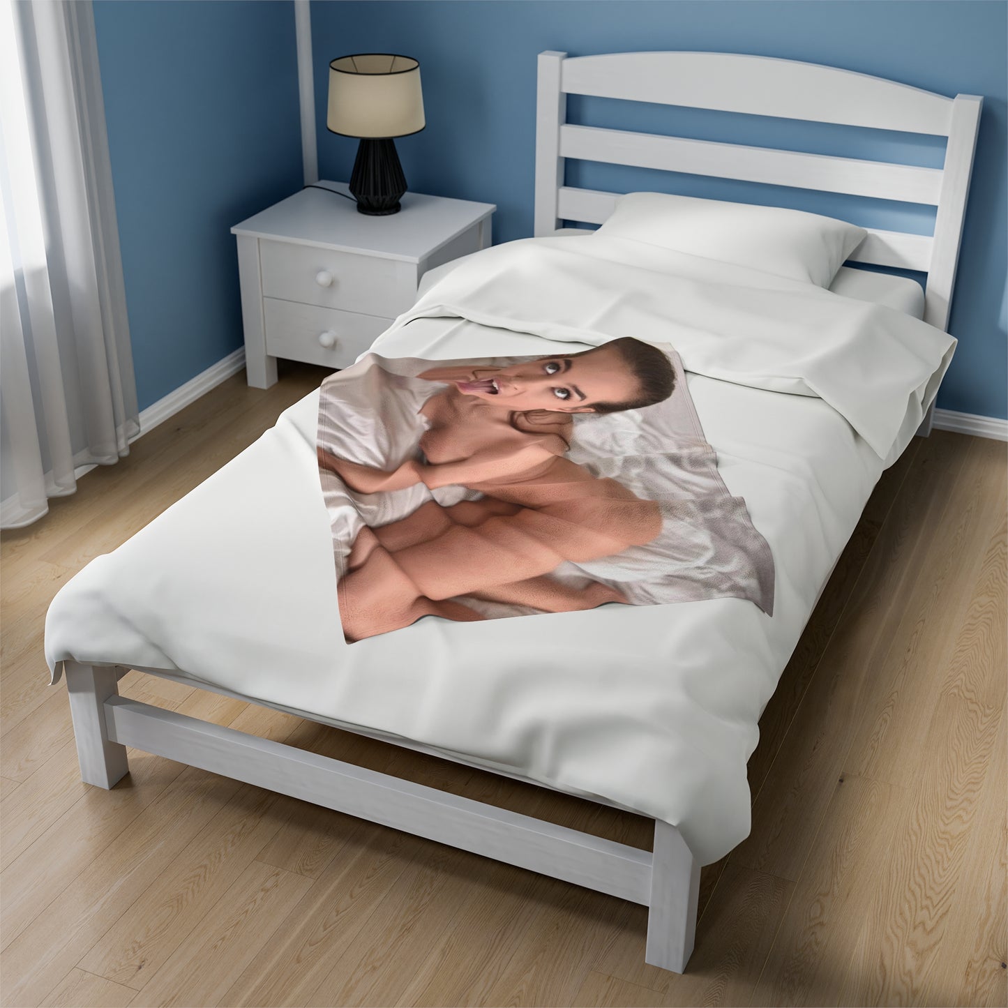 Velveteen Plush Blanket Charity Crawford Nude
