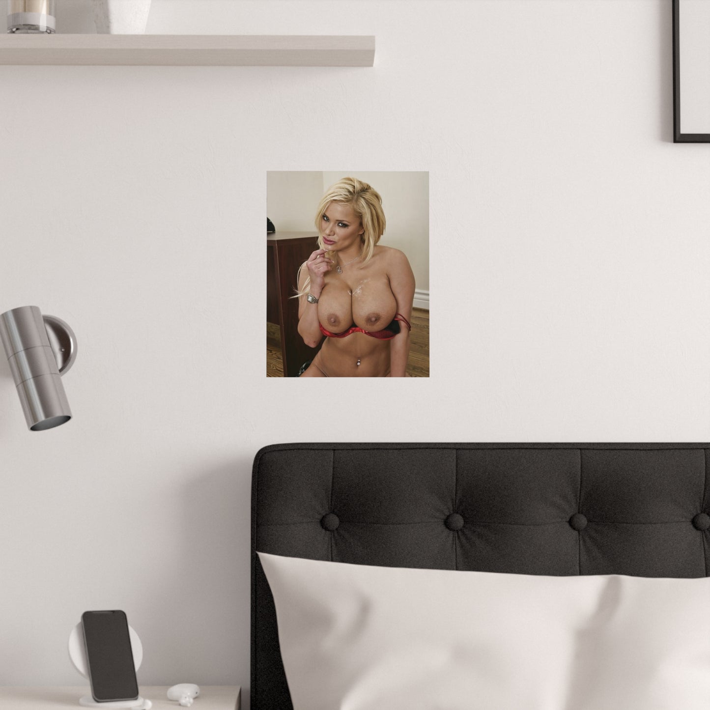 Satin Posters (210gsm) Adult Star Shyla Stylez Nude