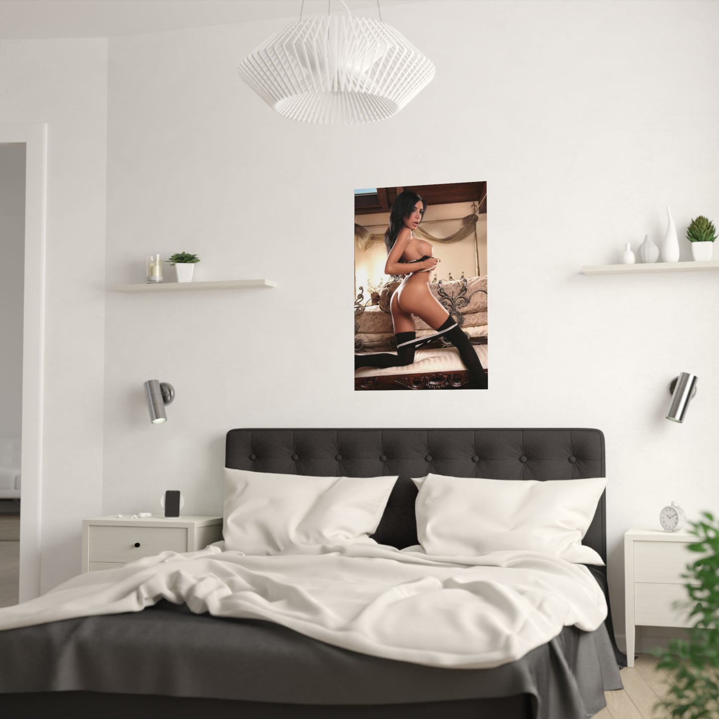 Satin Posters (210gsm) Porn Star Lela Star Nude
