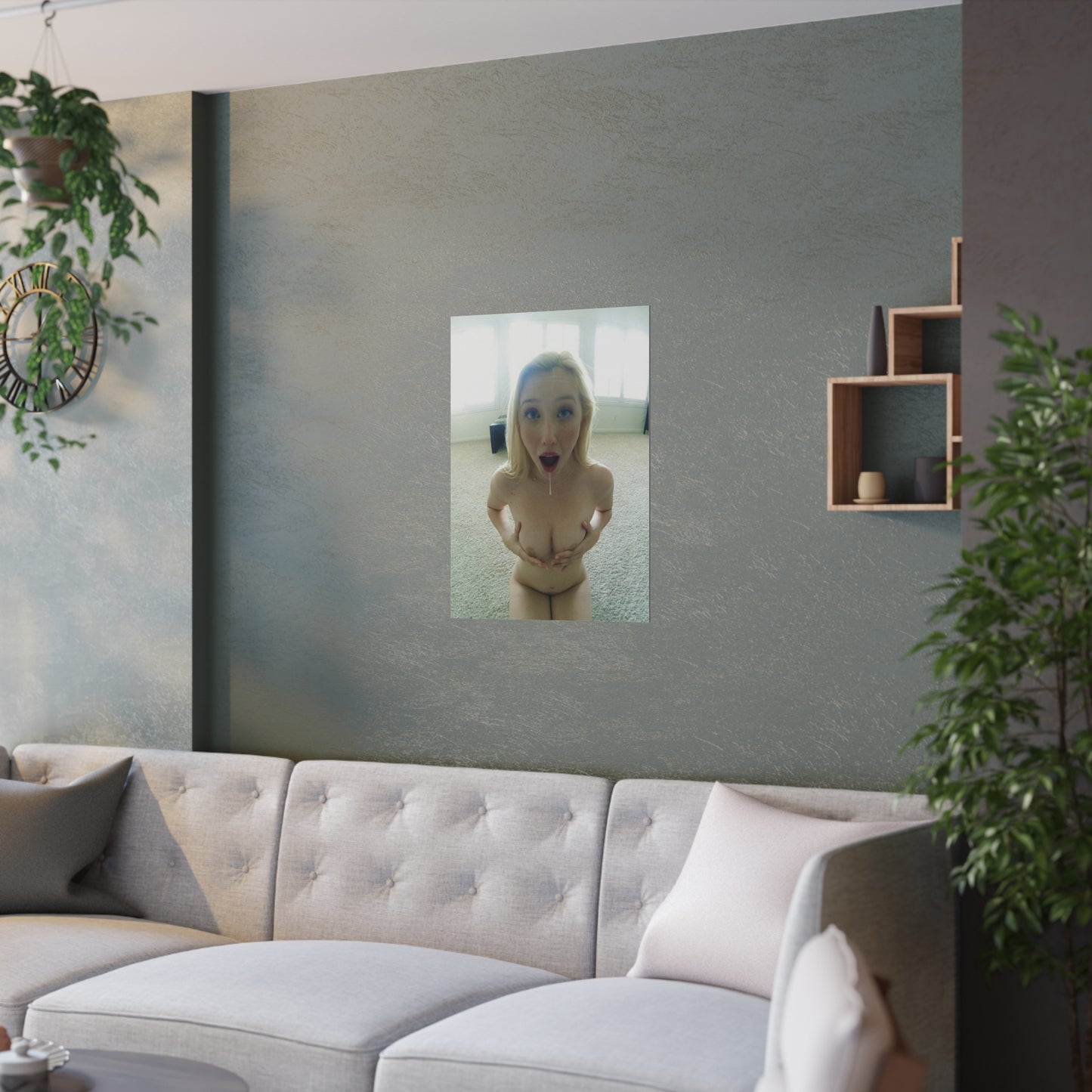 Satin Posters (210gsm) Target Practice Nude