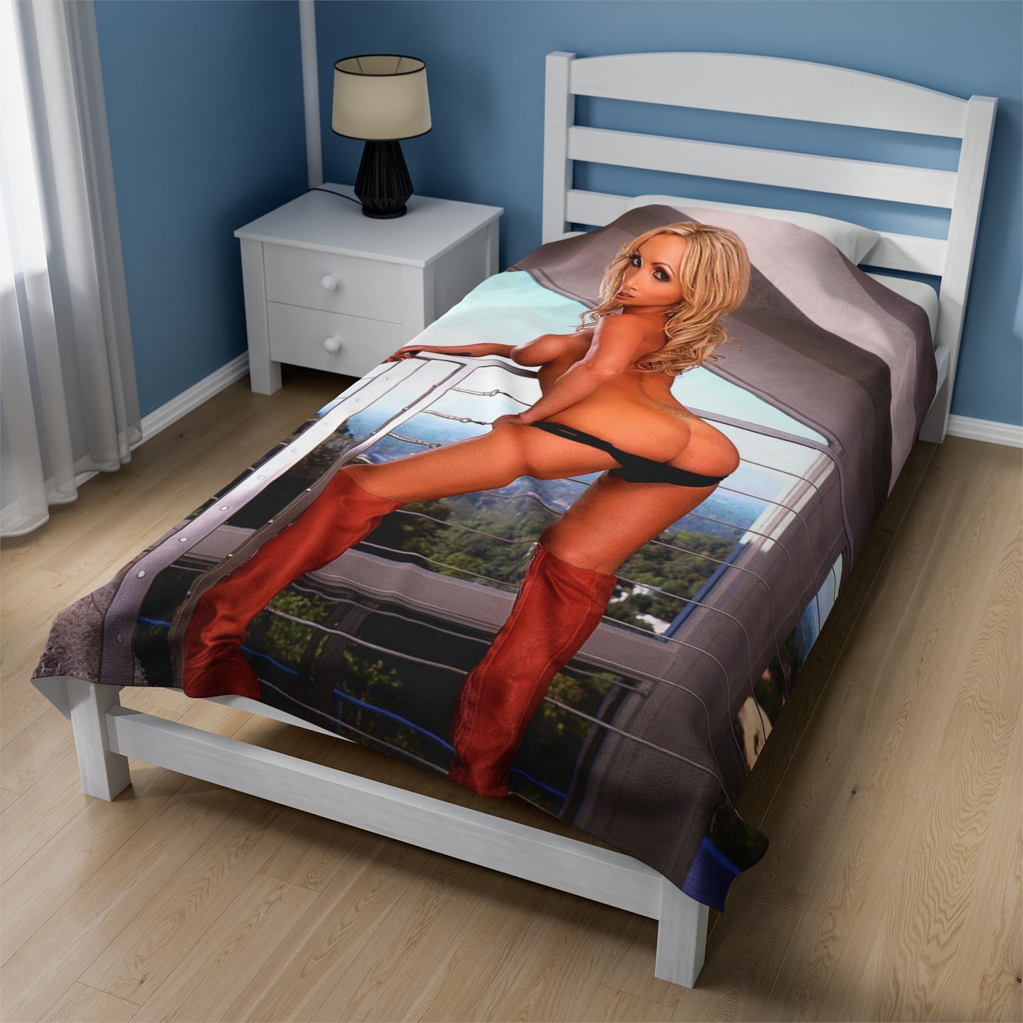 Velveteen Plush Blanket Porn Star Nikki Benz