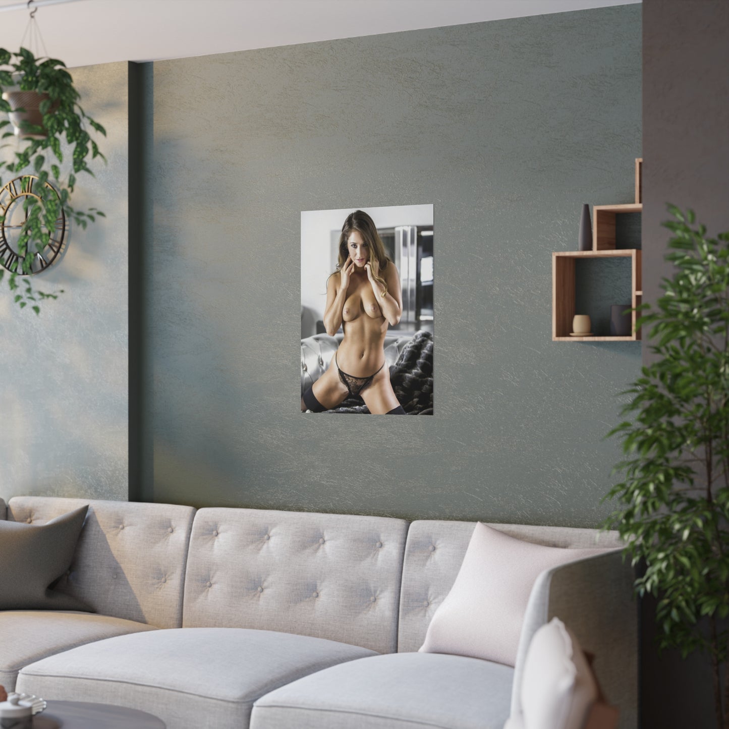 Satin Posters (210gsm) Eva Lovia Nude