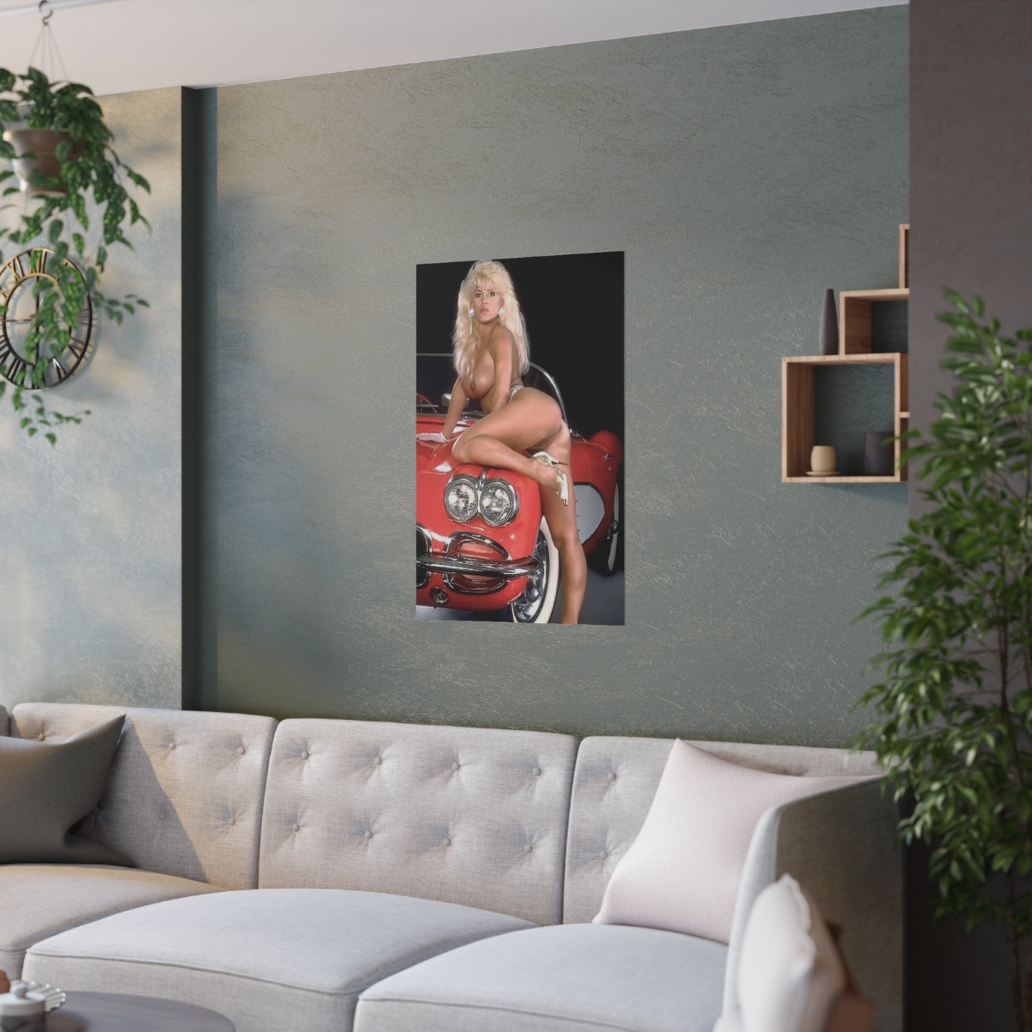 Satin Posters (210gsm) Retro 1980s Porn Star Amber Lynn