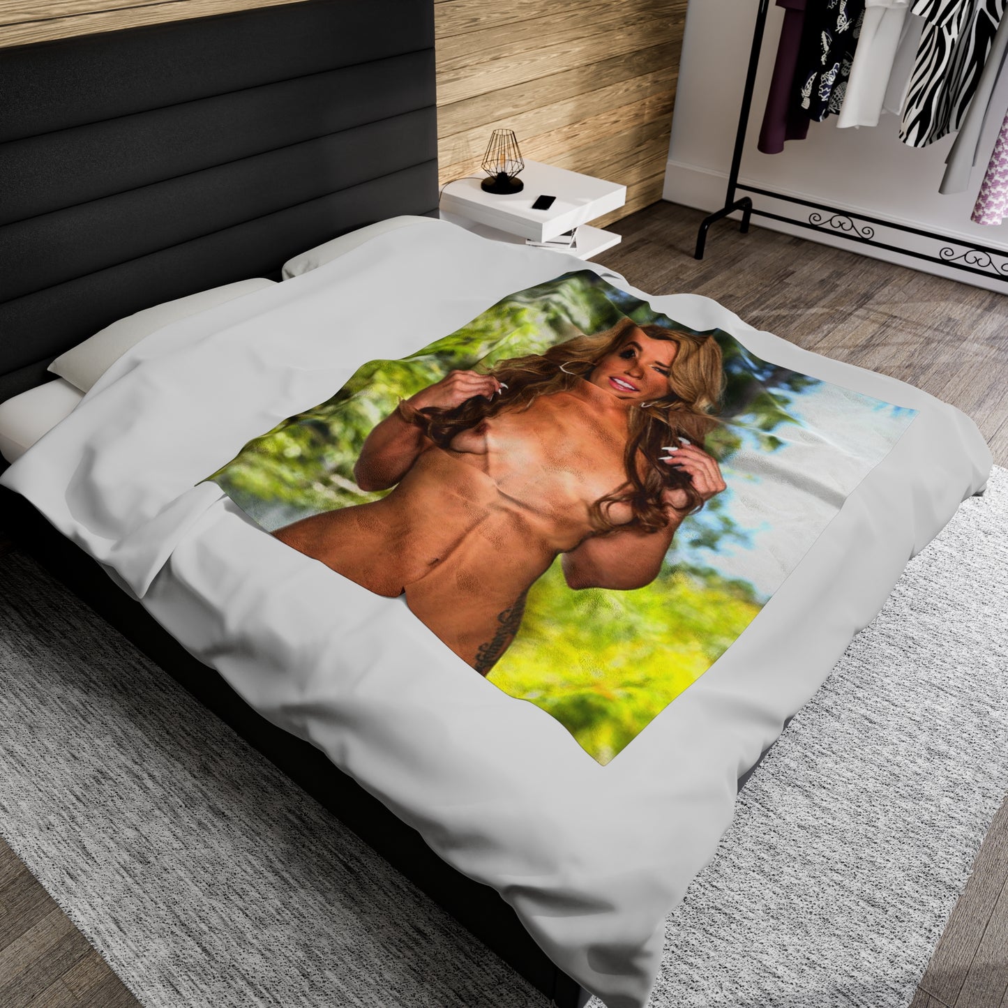 Velveteen Plush Blanket Pornstar Kelsie Monroe Nude