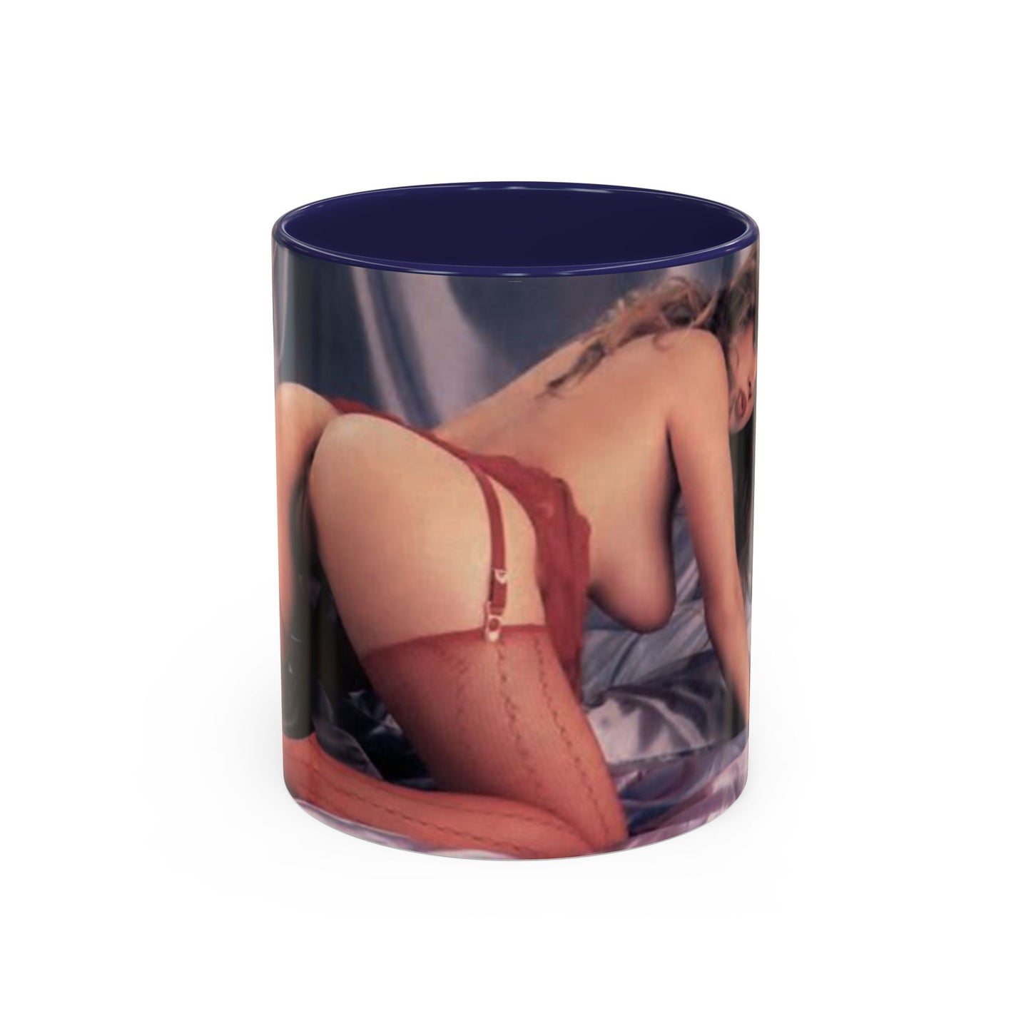 Accent Coffee Mug (11, 15oz) Traci Lords Naked Nude Retro