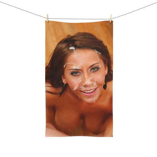Hand Towel Reusable Cumshot Target POV Madison Ivy Facial