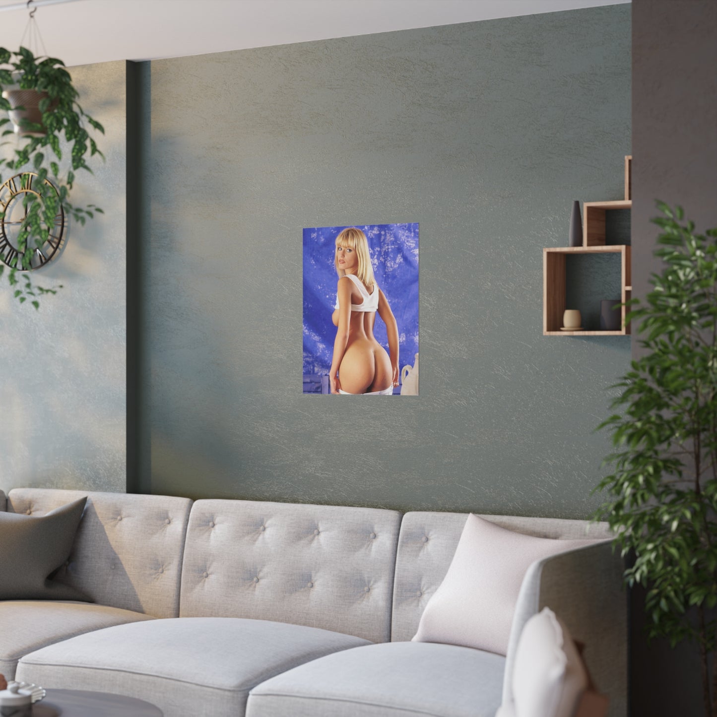 Satin Posters (210gsm) Retro Pornstar Anita Blond