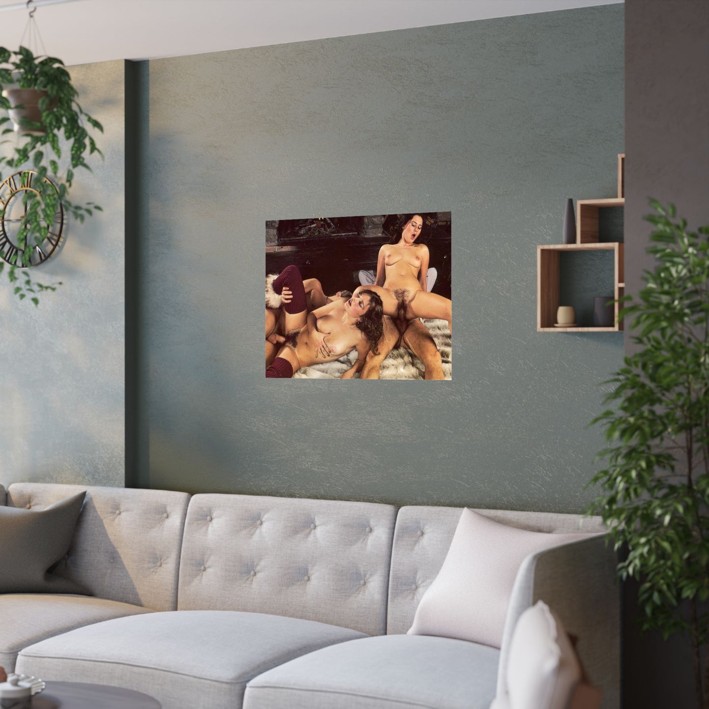 Satin Posters (210gsm) Retro Porn Scene