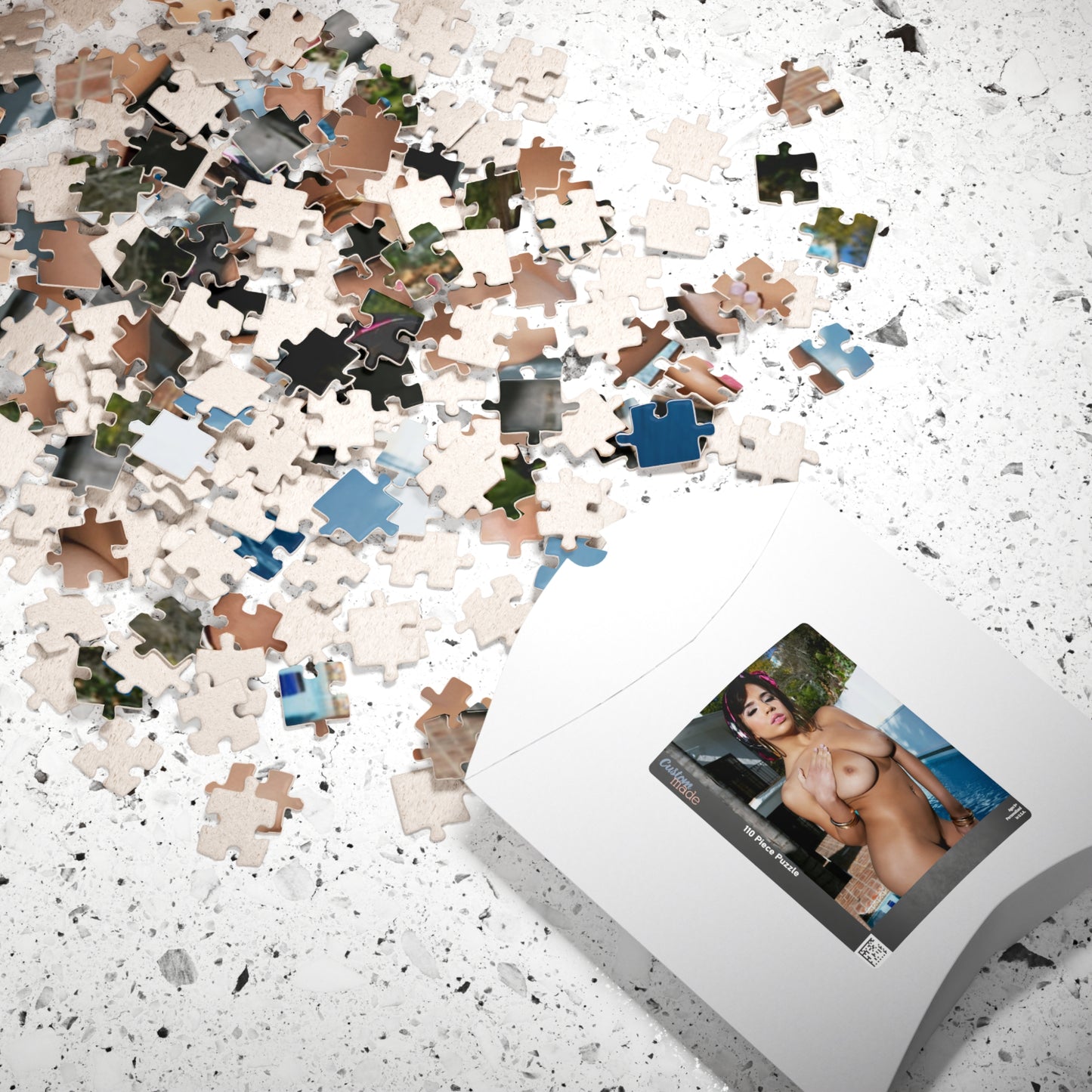 Puzzle (110, 252, 500, 1014-piece) Pet Autumn Falls Nude