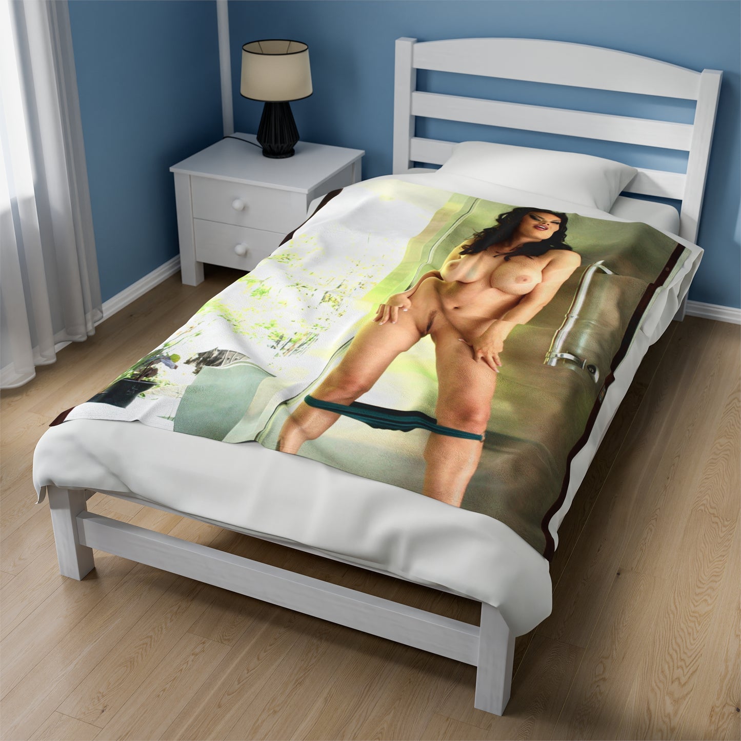 Velveteen Plush Blanket Porn Star Tera Patrick Nude