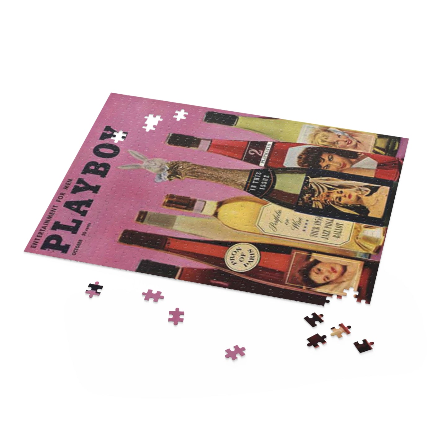 Puzzle (120, 252, 500-Piece) Playboy Cover October 1958
