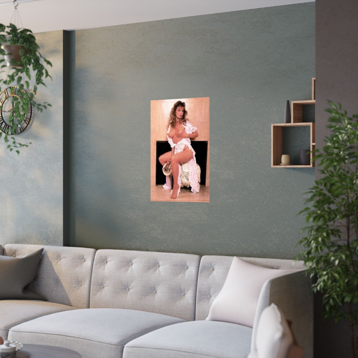 Satin Posters (210gsm) Traci Lords Nude Retro Pornstar Sex