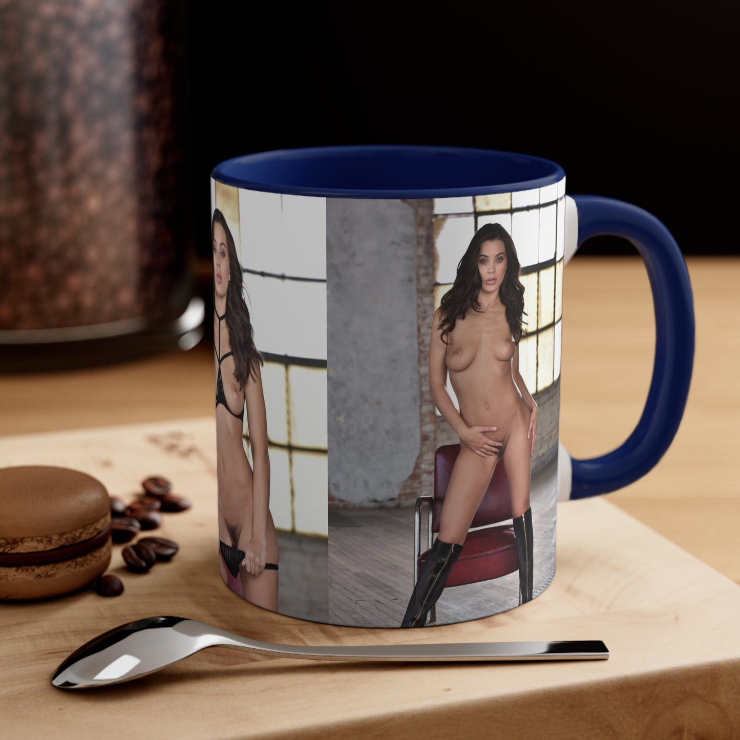Accent Coffee Mug, 11oz Lana Rhoades Nude