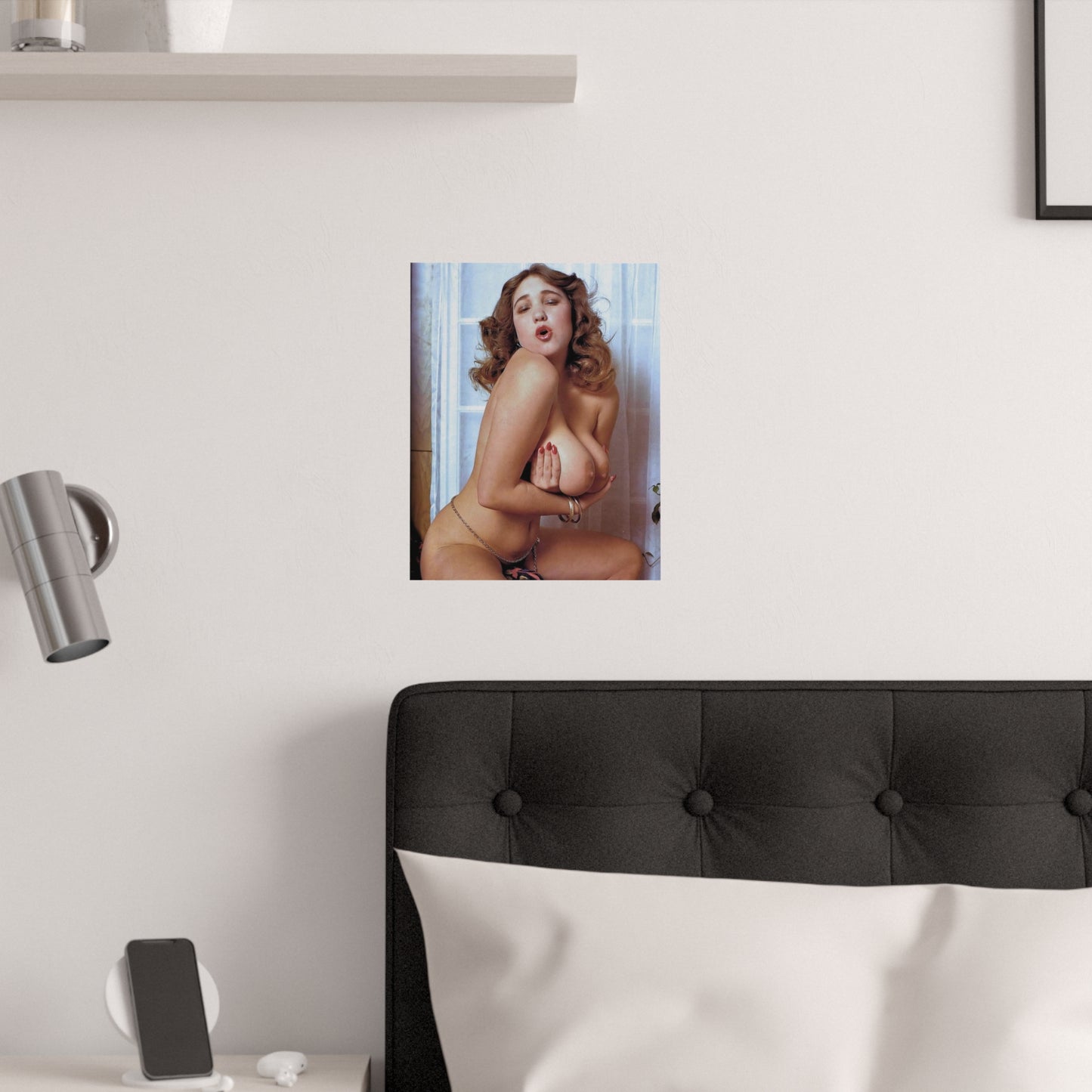 Satin Posters (210gsm) Retro Adult Star Little Oral Annie Nude
