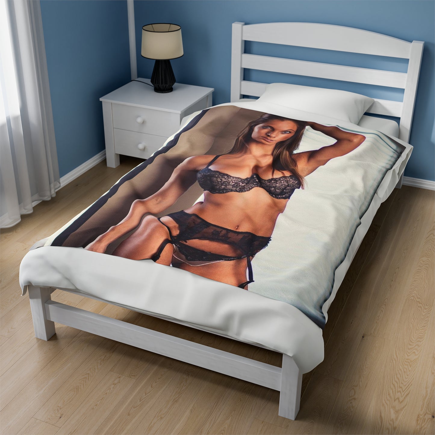 Velveteen Plush Blanket Janna Breslin Lingerie