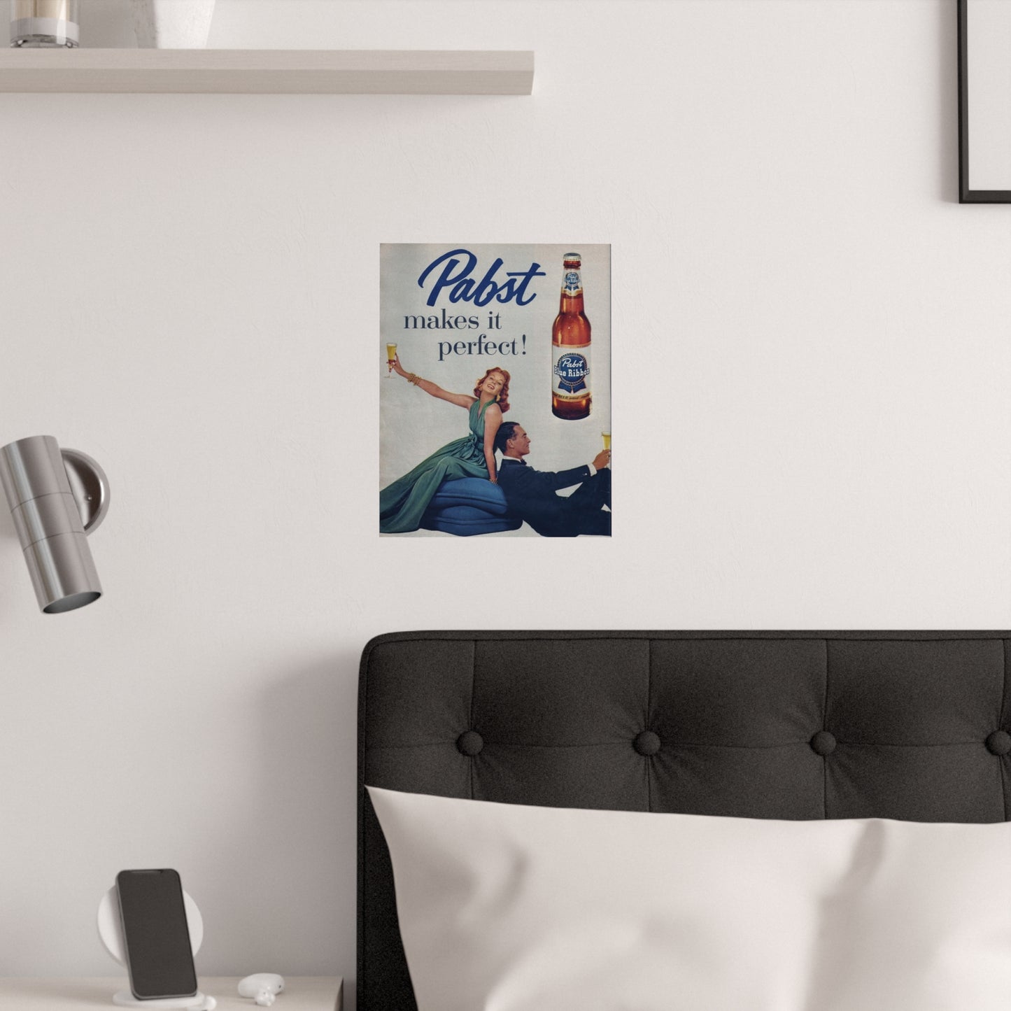 Satin Posters (210gsm) Retro Beer Advertisement Pabst