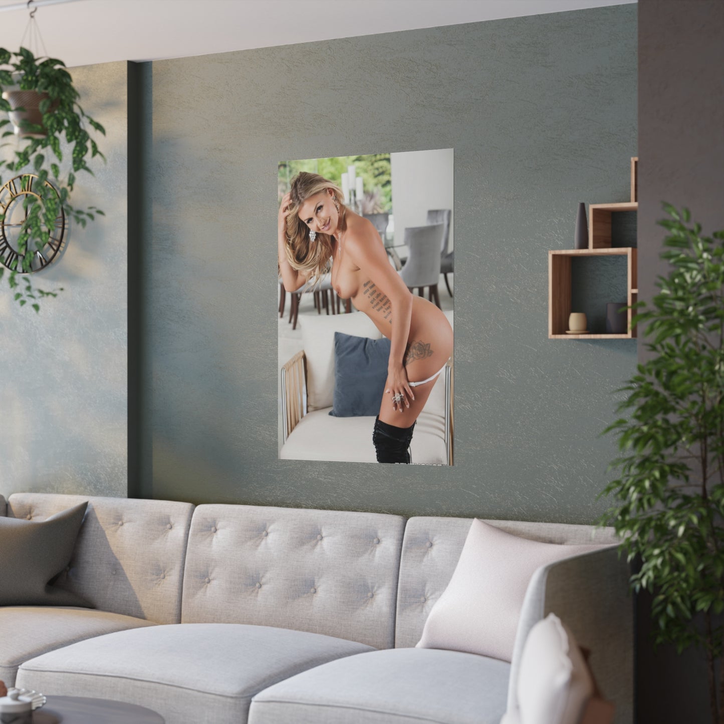 Satin Posters (210gsm) Pet 2018 Ella Silver Nude