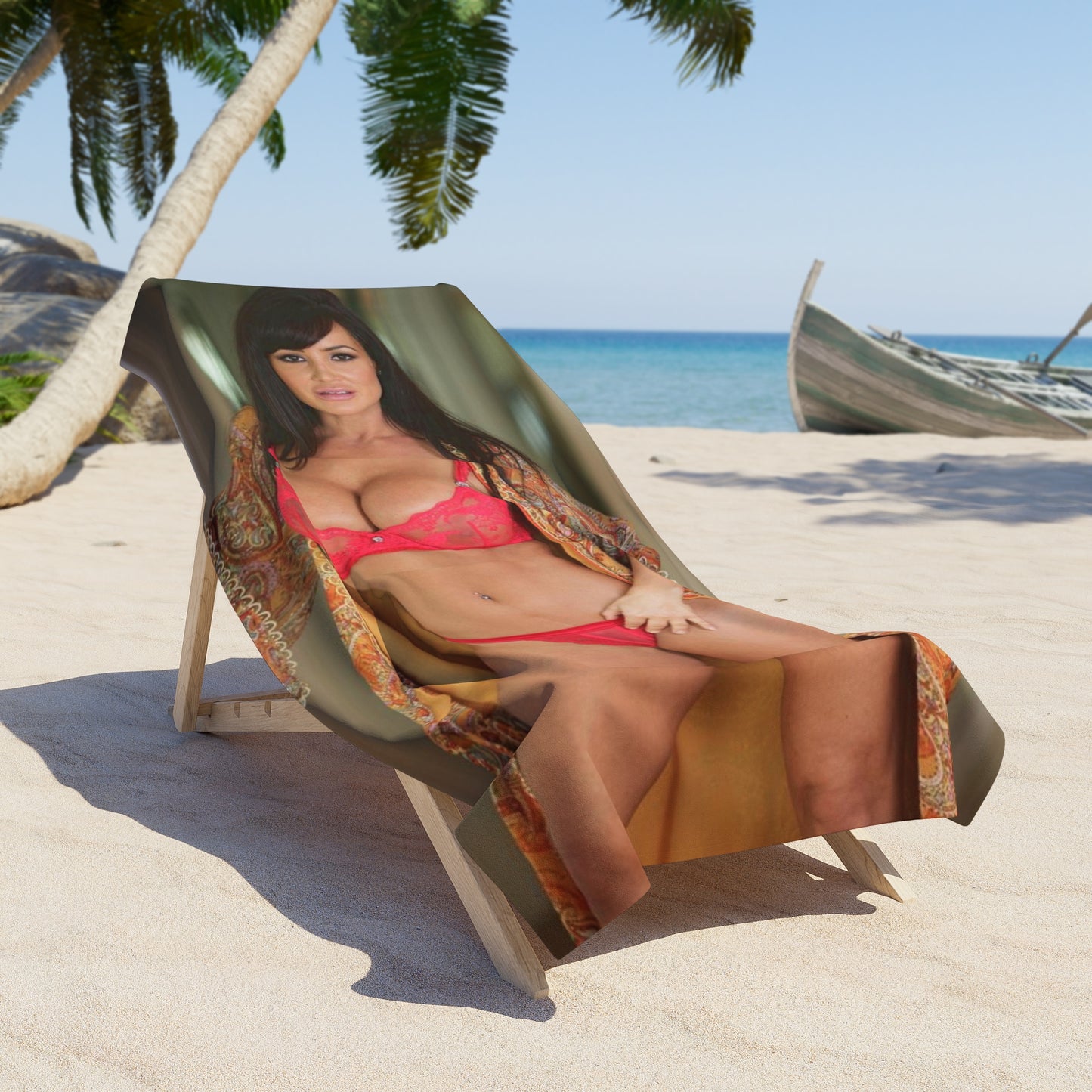 Beach Towel Lisa Ann Lingerie