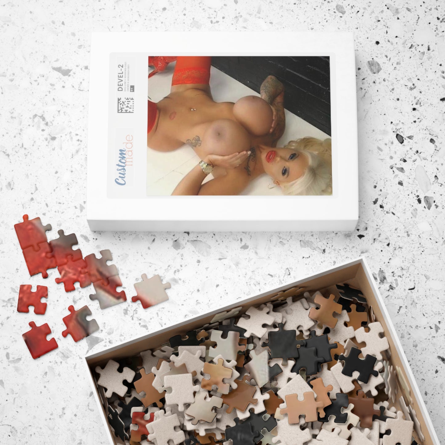Puzzle (110, 252, 520, 1014-piece) Busty Candy Charms Nude