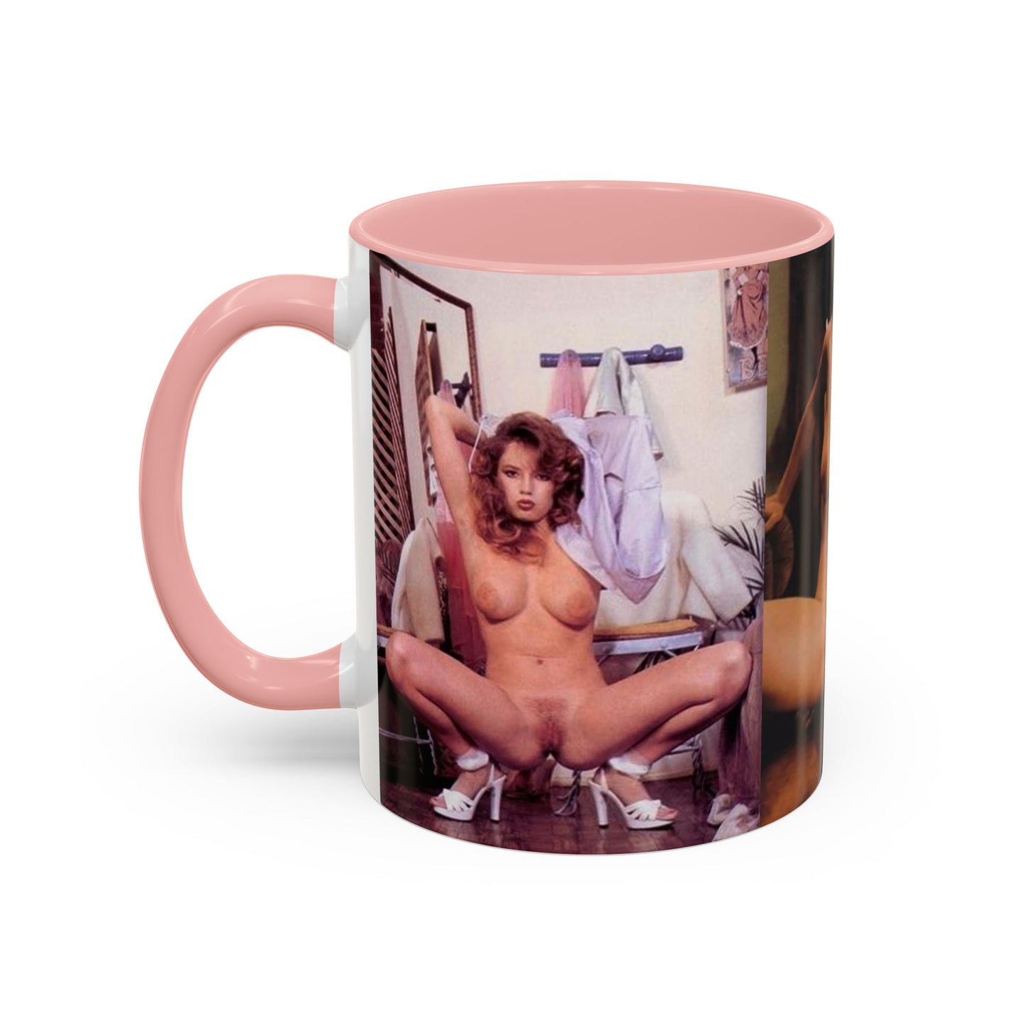 Accent Coffee Mug (11, 15oz) Traci Lords Nude Naked Retro