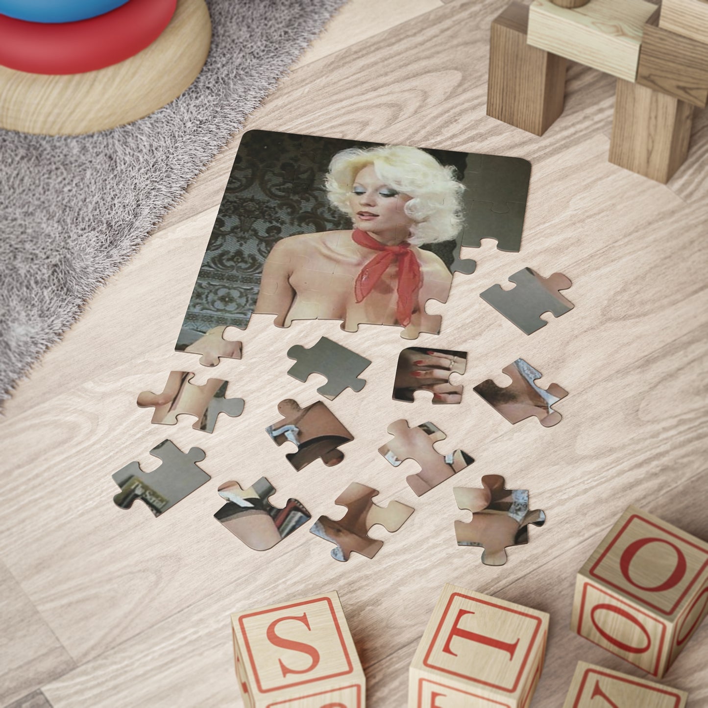 Puzzle, 30-Piece Porn Star Seka Nude