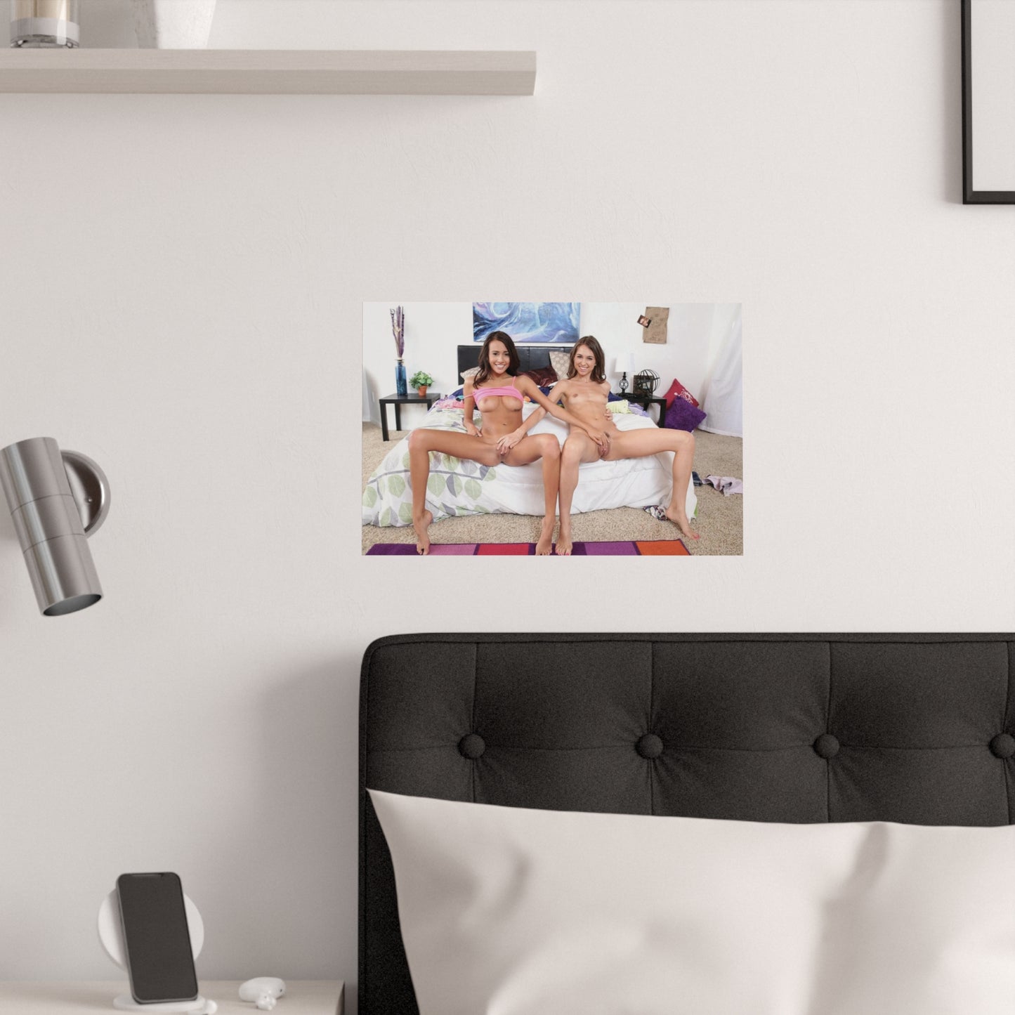 Satin Posters (210gsm) Janice Griffith & Riley Reid Nude