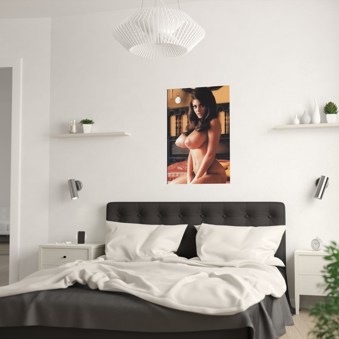 Satin Posters (210gsm) Playboy Playmate Cynthia Myers Nude