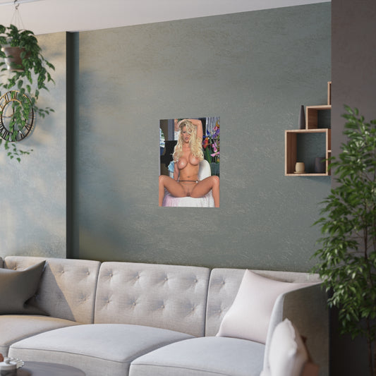 Satin Posters (210gsm) Pornstar Jenna Jameson Nude